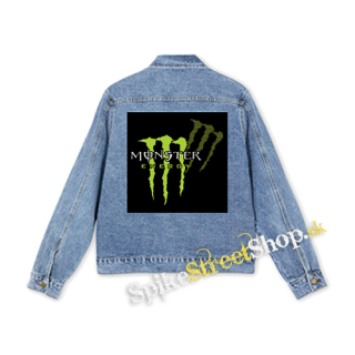 MONSTER ENERGY - Green Logo Honey Bee - štvorcová chrbtová nášivka