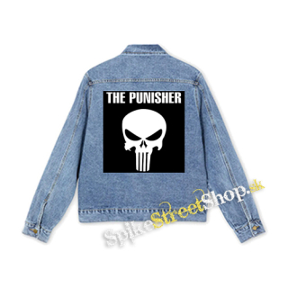 PUNISHER - Logo & Skull - štvorcová chrbtová nášivka