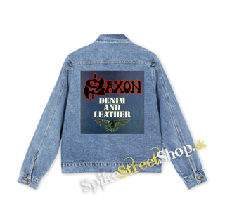 SAXON - Denim And Leather - štvorcová chrbtová nášivka