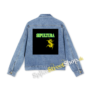 SEPULTURA - Brasil Flag Logo - štvorcová chrbtová nášivka