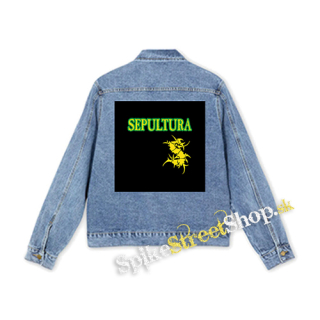 SEPULTURA - Brasil Yellow Logo - štvorcová chrbtová nášivka