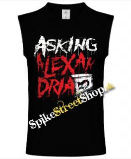 ASKING ALEXANDRIA - Logo Stacked - čierne pánske tričko bez rukávov