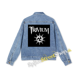 TRIVIUM - White Logo - štvorcová chrbtová nášivka