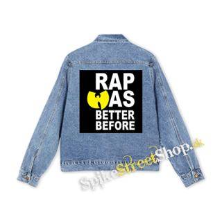 WU TANG CLAN - Rap Was Better Before - štvorcová chrbtová nášivka