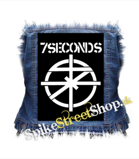 7 SECONDS - Logo Crest - chrbtová nášivka
