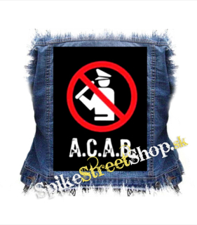 ACAB - Pictogram - chrbtová nášivka