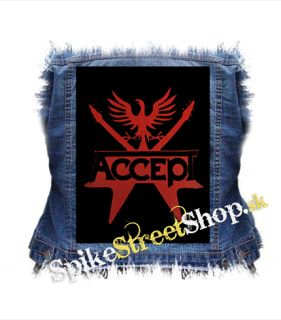 ACCEPT - Red Sign - chrbtová nášivka