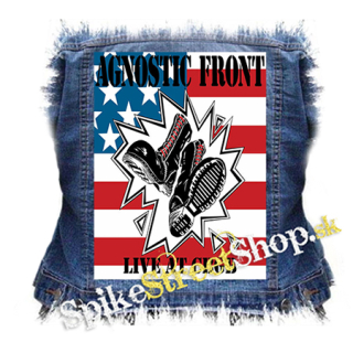 AGNOSTIC FRONT - Live At CBGB - chrbtová nášivka