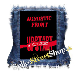 AGNOSTIC FRONT - Riot, Riot, Upstart - chrbtová nášivka
