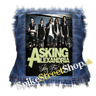 ASKING ALEXANDRIA - Run Free Poster - chrbtová nášivka