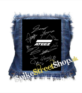 ATEEZ - Logo & Signature - chrbtová nášivka