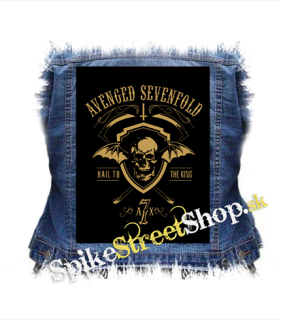 AVENGED SEVENFOLD - Hail To The King Golden Patch - chrbtová nášivka
