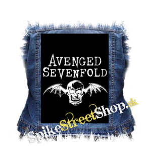 AVENGED SEVENFOLD - Logo A7X Skull - chrbtová nášivka