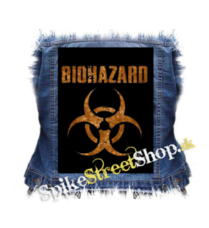 BIOHAZARD - Logo Orange - chrbtová nášivka