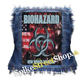 BIOHAZARD - New World Disorder - chrbtová nášivka