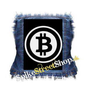 BITCOIN - Znak - chrbtová nášivka