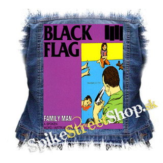 BLACK FLAG - Family Man - chrbtová nášivka