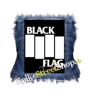 BLACK FLAG - Logo Crest - chrbtová nášivka