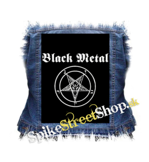 BLACK METAL - chrbtová nášivka