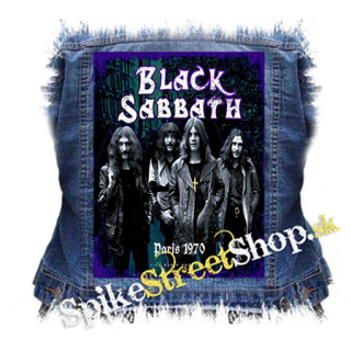 BLACK SABBATH - Paris 1970 - chrbtová nášivka