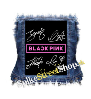 BLACKPINK - Logo & Signature - chrbtová nášivka