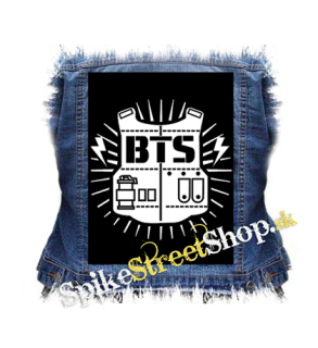BTS - BANGTAN BOYS - Logo Design - chrbtová nášivka