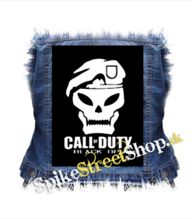 CALL OF DUTY - Skull - chrbtová nášivka