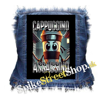 CAPPUCCINO ASSASSINO - Motive 1 na cierne - chrbtová nášivka