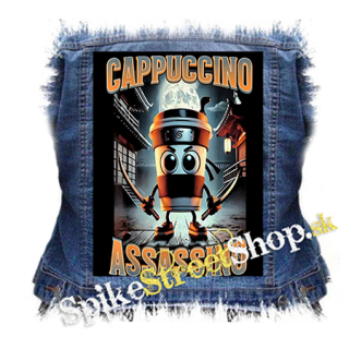 CAPPUCCINO ASSASSINO - MOTIVE 3 - chrbtová nášivka