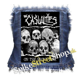 CASUALTIES - On The Front Line - chrbtová nášivka