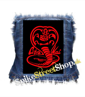 COBRA KAI - Red Cobra Logo - chrbtová nášivka