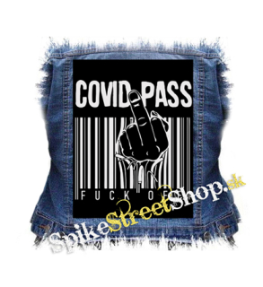 COVID PASS - chrbtová nášivka