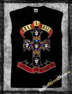 GUNS N ROSES - Appetite For Destruction - čierne pánske tričko bez rukávov
