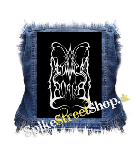 DIMMU BORGIR - Logo Early Years - chrbtová nášivka