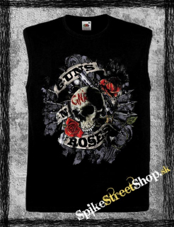 GUNS N ROSES - Ice Skull - čierne pánske tričko bez rukávov