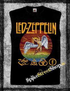 LED ZEPPELIN - Angel - čierne pánske tričko bez rukávov