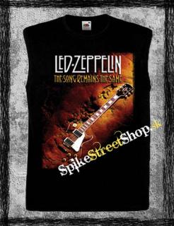 LED ZEPPELIN - Song Remains The Same - čierne pánske tričko bez rukávov