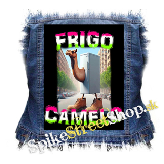 FRIGO CAMELO na CIERNE - chrbtová nášivka