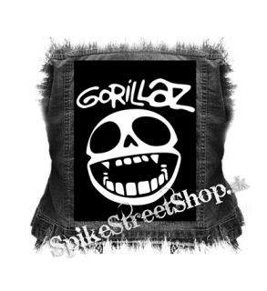 GORILLAZ - Noodle Skull Face - chrbtová nášivka