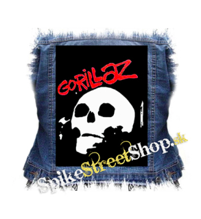 GORILLAZ - Skull - chrbtová nášivka