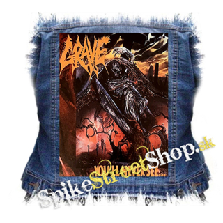 GRAVE - you'll never see - chrbtová nášivka