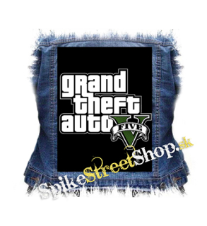 GTA - GRAND THEFT AUTO - V - - chrbtová nášivka