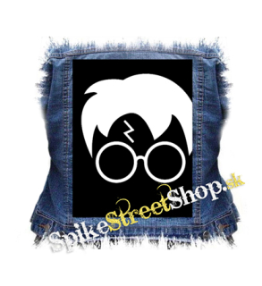 HARRY POTTER - Glasses Bold Crest - chrbtová nášivka