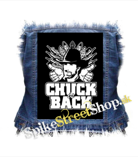 CHUCK NORRIS - Chuck Is Back - chrbtová nášivka