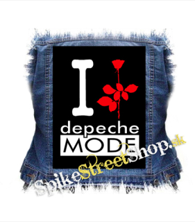 I LOVE DEPECHE MODE - chrbtová nášivka