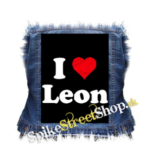 I LOVE LEON - chrbtová nášivka