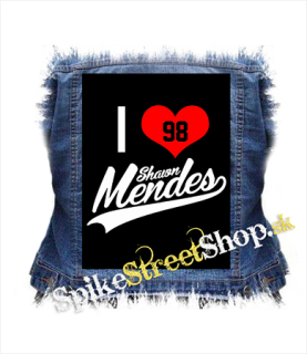 I LOVE SHAWN MENDES - chrbtová nášivka