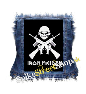 IRON MAIDEN - A Matter Of Life And Death Logo - chrbtová nášivka
