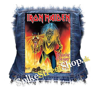 IRON MAIDEN - The Number Of The Beast Single - chrbtová nášivka