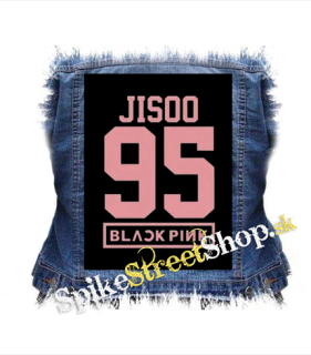 JISOO 95 - BLACKPINK - Pink Number Years - chrbtová nášivka